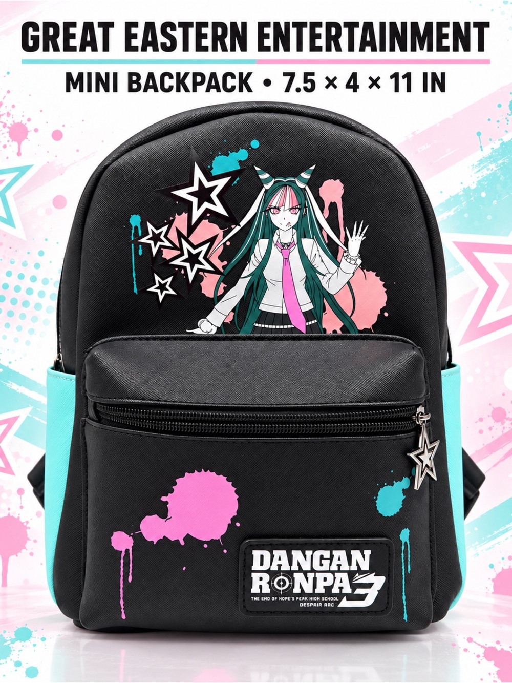 NWOT Great Eastern Entertainment Danganronpa 3 Ibuki Mioda Mini Backpack